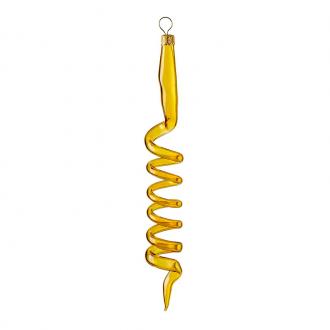 GLASS SPIRAL YELLOW