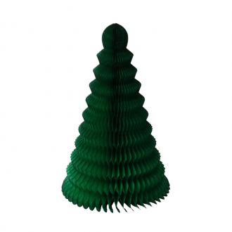 CONE TREE PAPER 30CM GREEN