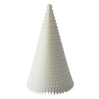 CONE TREE PAPER 70CM WHITE