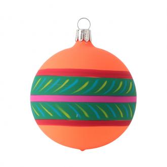 AZTEC RING MULTI 8CM ORANGE