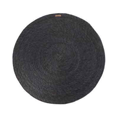 MAKAUA 38CM ROUND PLACEMAT CARBON