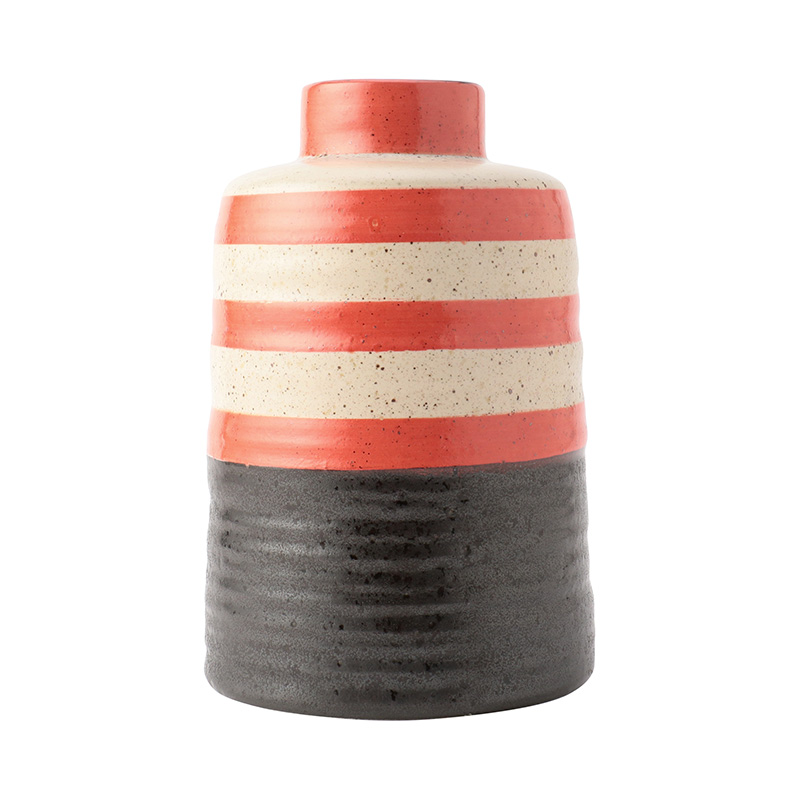Speckle Striped Vase Red White Black フラワーベース The Conran Shop コンランショップ The Conran Shop