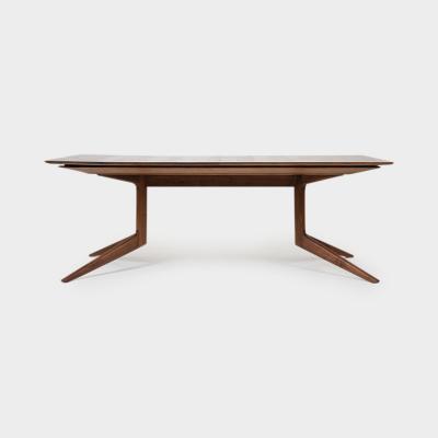 LIGHT EXTENDING TABLE DANISH OIL WALNUT