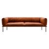 RONDO 3S SOFA P803-04 TEGOLA TAN LEATHER
