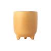 PIEDE FOOTED SPECKL PLANTER S YELLOW