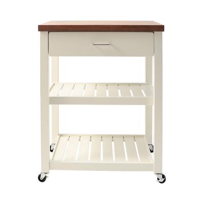 ストレージ トロリー クリーム