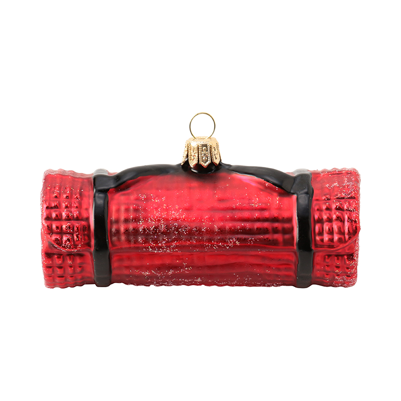 ヨガマット レッド オーナメント