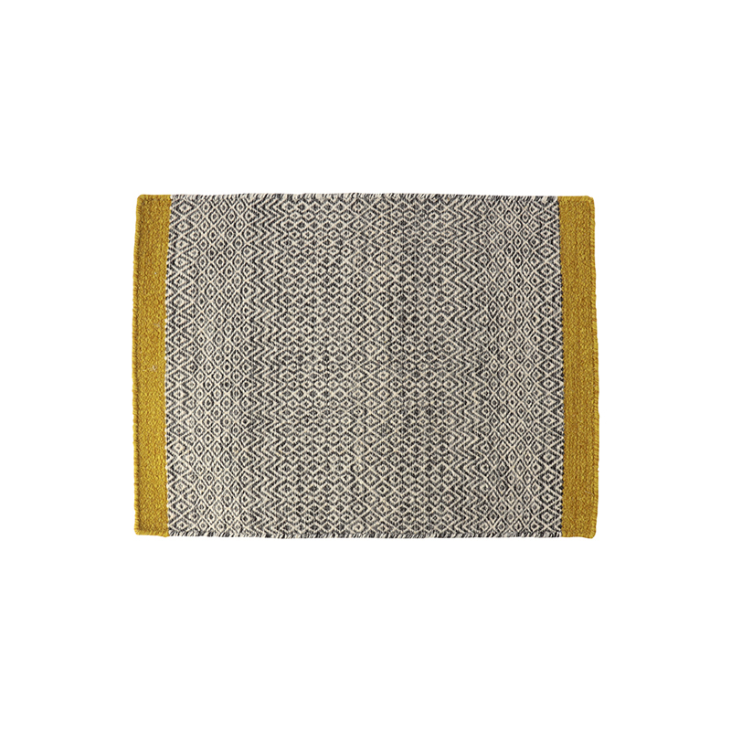 MINI DIAMOND KILIM CHARCOAL/POLLEN 50x70