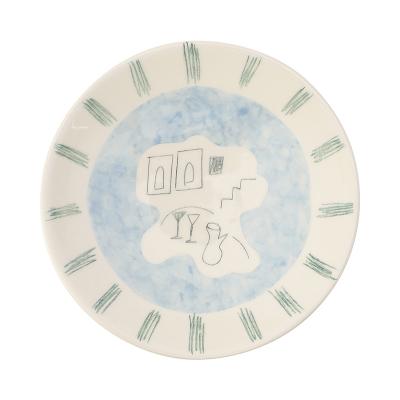 スケッチ プレート ブルー