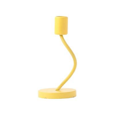 ツイスト キャンドル スティック イエロー