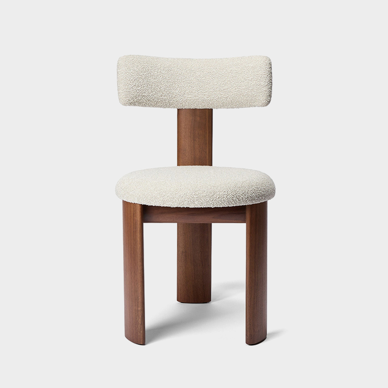 TCS ピップダイニングチェア ウォルナット/ノワゼット