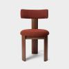 TCS ピップダイニングチェア ウォルナット/オクサイドレッド