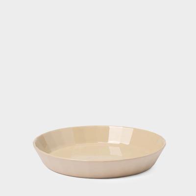 TCS フェイド ディーププレート 22CM オートミール