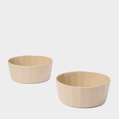 TCS フェイド ボウル 13CM オートミール 【2個セット】