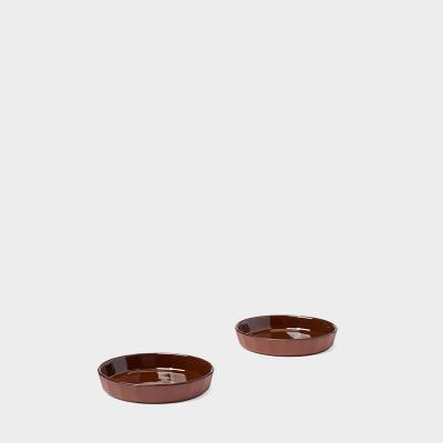 TCS フェイド スモールディッシュ 9.2CM カカオ 【2個セット】