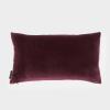 TCS ベルベット クッションカバー 30x50 バーガンディ