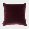 TCS ベルベット クッションカバー 50x50 バーガンディ