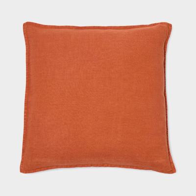 TCS ウォリス リネン クッションカバー 50×50 ブリック