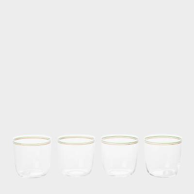 TCS ハロー タンブラー グリーン ブラウン360ml 【4個セット】