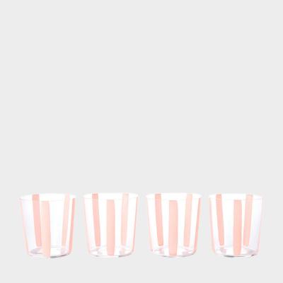 TCS ノヴァ ストライプ ピンク 360ml 【4個セット】