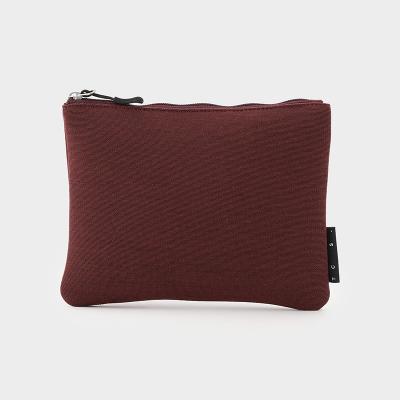 TCS ポーチ メランジ バーガンディー