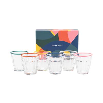 DURALEX PICARDIE 250 6 COLOR RIM FOR CONRAN