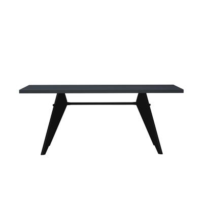 Vitra（ヴィトラ）EM TABLE（EM ターブル）HPL アスファルト/ディープブラック L1800