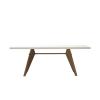 Vitra(ヴィトラ)EM TABLE(EM ターブル)HPL アイボリー/ディープブラック L2000