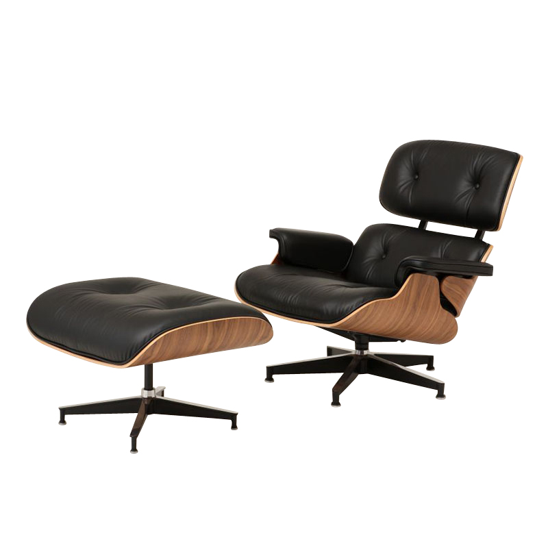 HERMAN MILLER(ハーマンミラー)イームズラウンジチェア&オットマン ブラックウォルナット