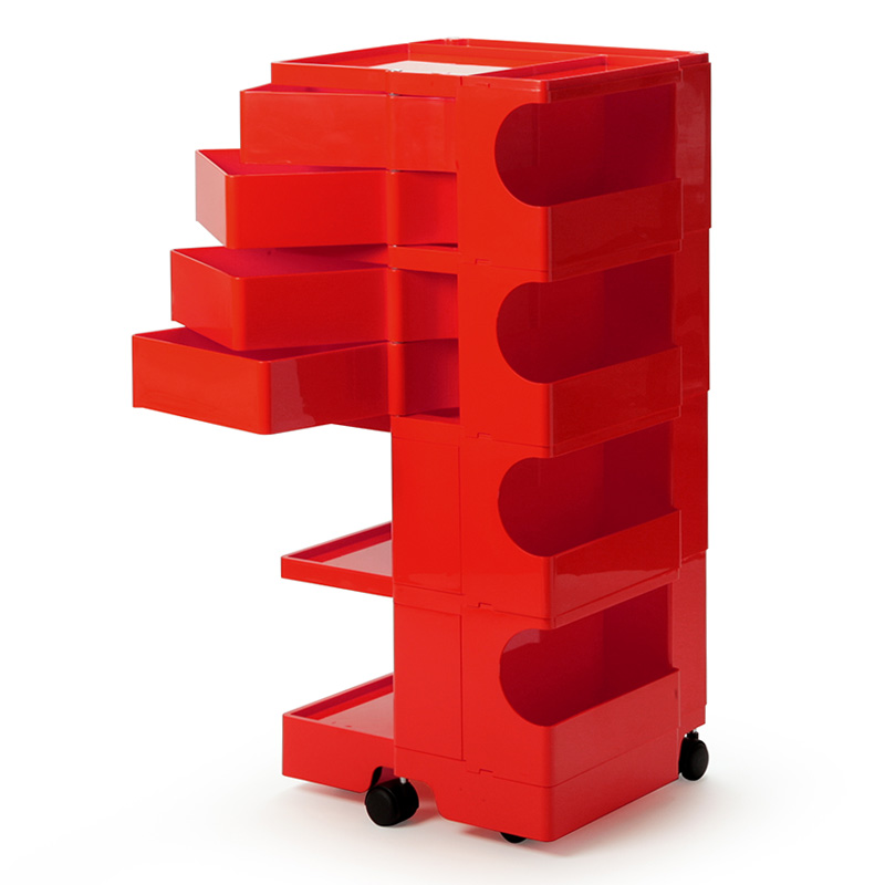 BOBY WAGON ボビーワゴン 4段4トレイ RED