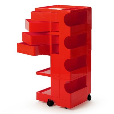 BOBY WAGON ボビーワゴン 4段4トレイ RED【オプションプレゼントキャンペーン】