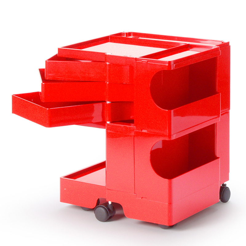 BOBY WAGON ボビーワゴン 2段3トレイ RED