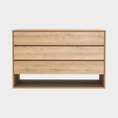 OAK NORDIC CHEST 3DRAWERS