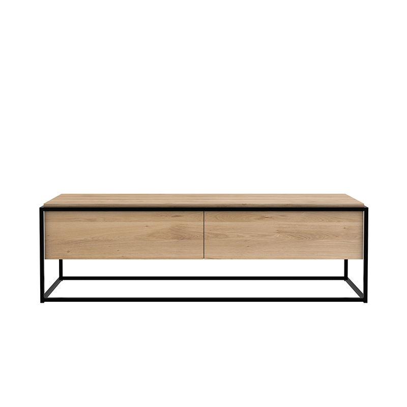 Oak Monolit Tv Cupboard Bk 1drw 1flipdown ストレージ The Conran Shop コンランショップ The Conran Shop