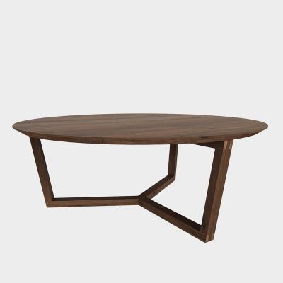 WALNUT TRIPOD COFFEE TABLE