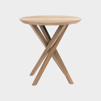 OAK MIKADO SIDE TABLE 50X50