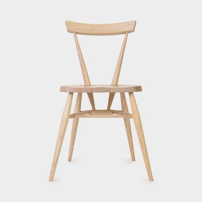 ERCOL/ 7392 STACKING CHAIR ASH /OA