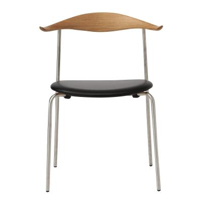 CARL HANSEN＆SON（カール・ハンセン&サン）CH88P オーク オイル THOR301 ブラックレザー ステンレスレッグ