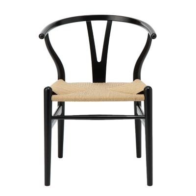 CARL HANSEN & SON（カールハンセン＆サン） CH24 Yチェア BEECH BLACK NATURAL PAPER CORD