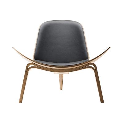 CARL HANSEN&SON(カール・ハンセン&サン)CH07 シェルチェア オーク オイル THOR301 ブラックレザー