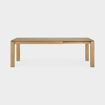 OAK SLICE EXTENDABLE D/T 160-240X90X73