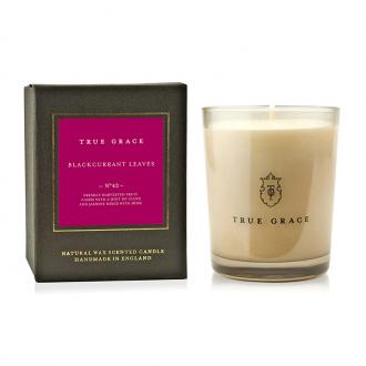 TRUE GRACE MANOR CLASSIC CANDLE BLACKCURRANT LEAVES