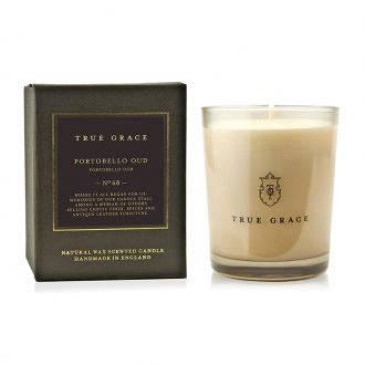 TRUE GRACE MANOR CLASSIC CANDLE PORTOBELLO OUD