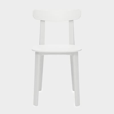 JM ALL PLASTIC CHAIR WHITE