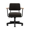 Vitra(ヴィトラ)FAUTEUIL DIRECTION PIVOTANT(フォトゥイユ ディレクション ピヴォタン)ダークグレー/ディープブラック