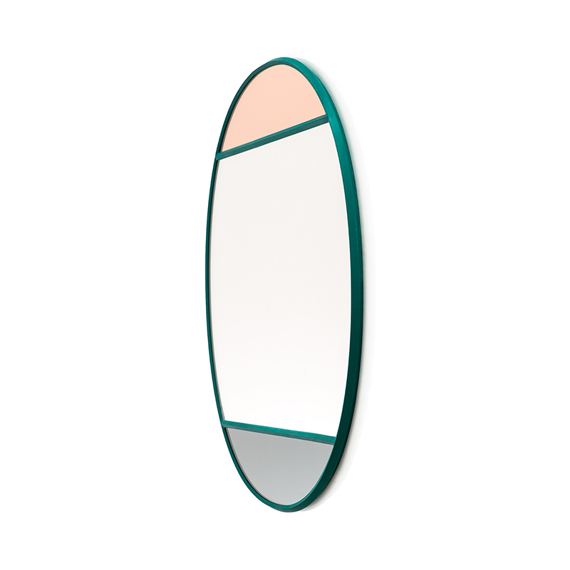 MAGIS(マジス)VITRAIL(ヴィトレイル )ミラー オーバル 50X60 グリーンフレーム