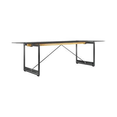 MAGIS（マジス）BRUT TABLE（ブリュットテーブル）スモークガラス/グレー260x85