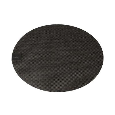 Chilewich（チルウィッチ）ミニバスケットウェーブ オーバル プレイスマット エスプレッソ