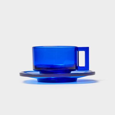ARNO GLASS （アルノグラス） カップアンドソーサー コバルト
