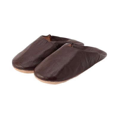 FATIMA MOROCCO(ファティマモロッコ)ウィメンズ シンプル バブーシュ ブラウン